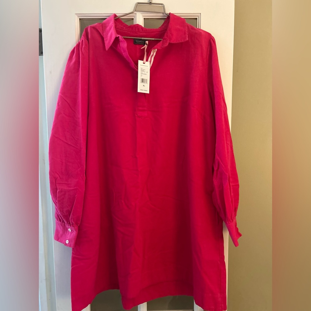Vineyard Vines popover corduroy dress NWT sz. XL